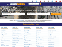 Tablet Screenshot of encontrasaopaulo.com.br